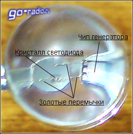 Конструкция мигающего светодиода