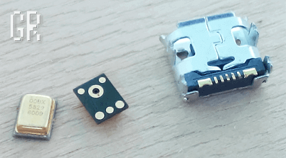 Цифровой микрофон и разъём microUSB