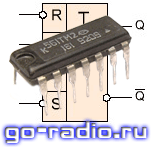 Микросхема D-триггера