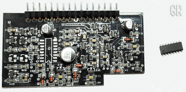 Демонтаж SMD компонентов с платы модуля
