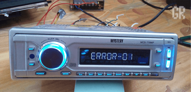 Код ошибки ERROR-1 на дисплее ресивера
