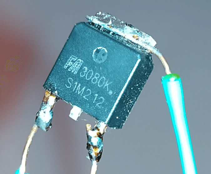 Транзистор FM3080K. Внешний вид