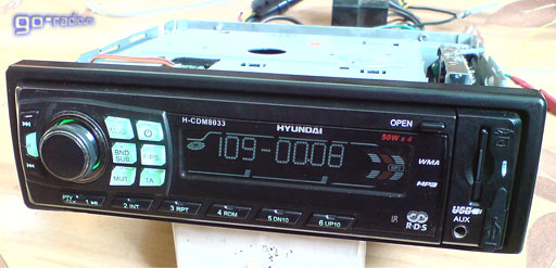 Автомагнитола Hyundai H-CDM8033 после ремонта