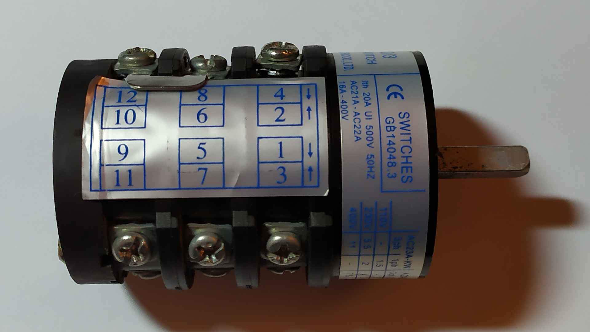 Combined switch HZ5B-20/3 GB14048.3