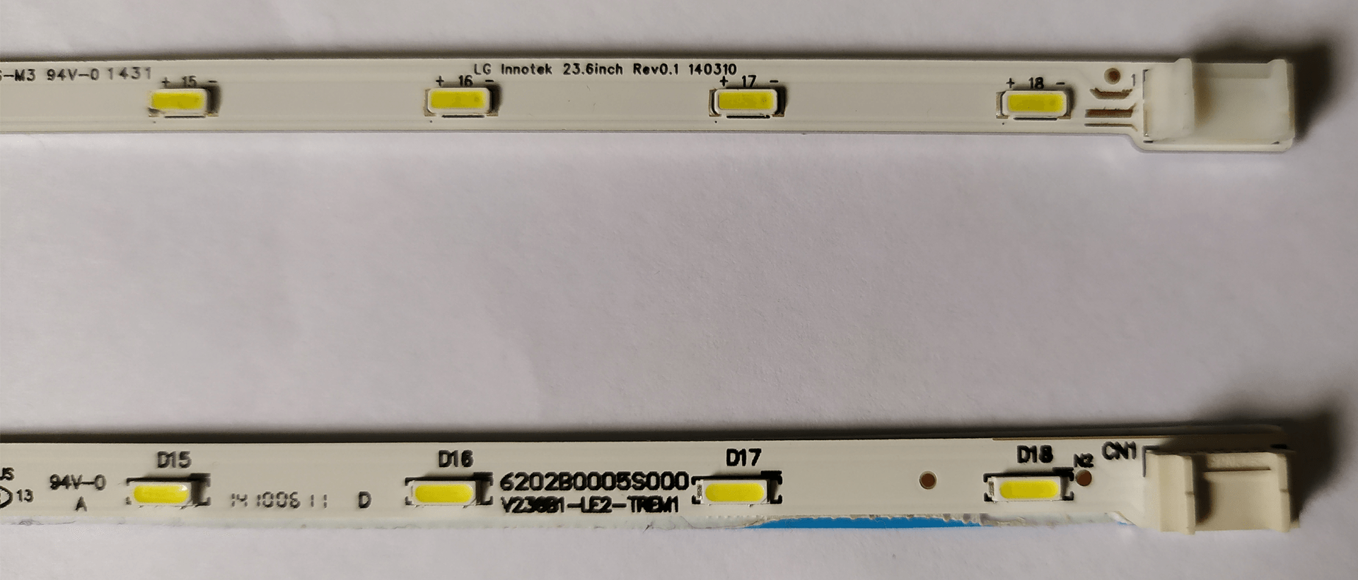 Сравнение LG Innotek 23.6 inch Rev0.1 140310 и V236B1-LE2-TREM1.