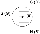 MOSFET со встроенным диодом