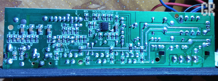 Обратная сторона печатной платы SVEN SPS-820