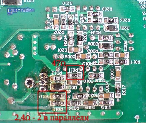 Сгоревшие smd-резисторы на печатной плате сварочного аппарата