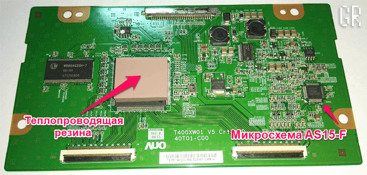Плата T-Con T400XW01 V5 Crtl BD 40T01-C00