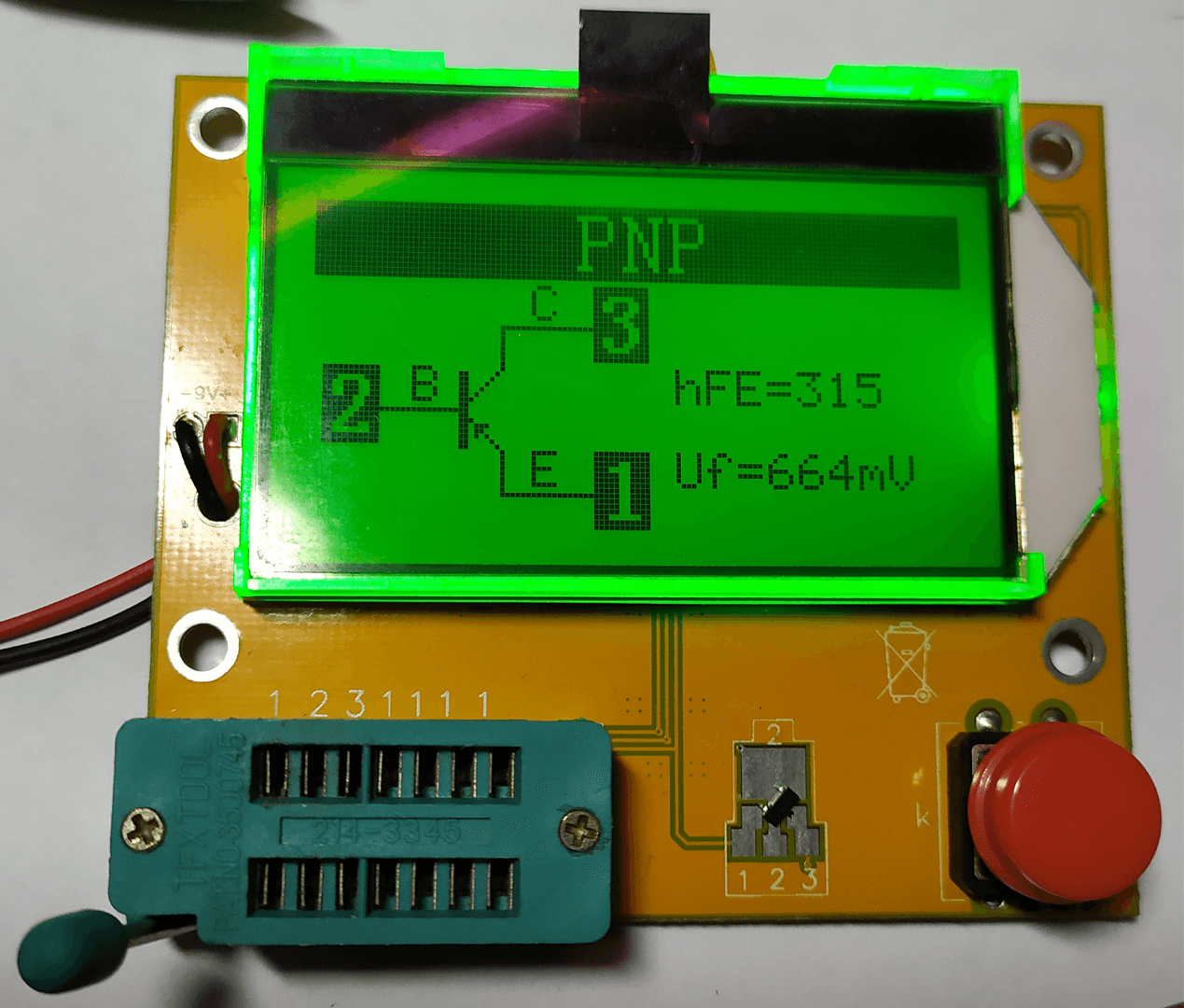 Проверка SMD-транзистора MMBT4403.