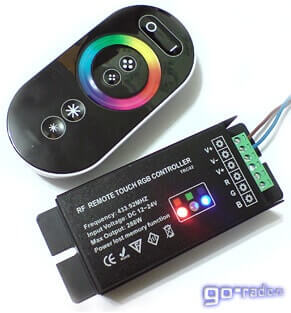 Сенсорный RGB-контроллер с радиоуправлением