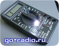 Мультиметр + светодиод = простейший фонарик