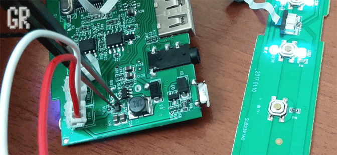 Включение колонки при замыкании выводов стока и истока MOSFET-транзистора